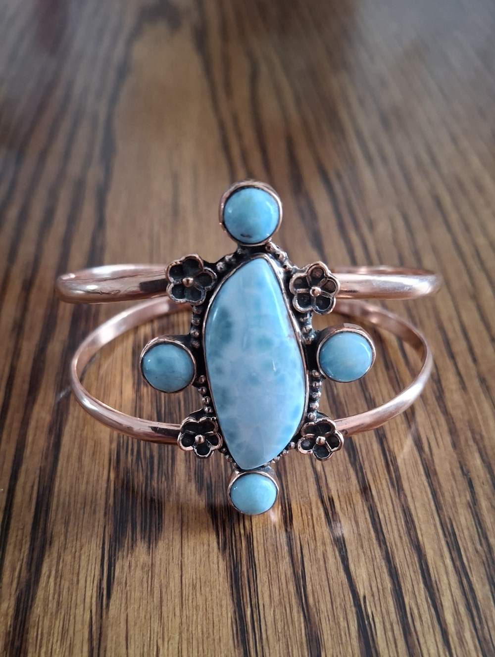 Larimar Copper Cuff
